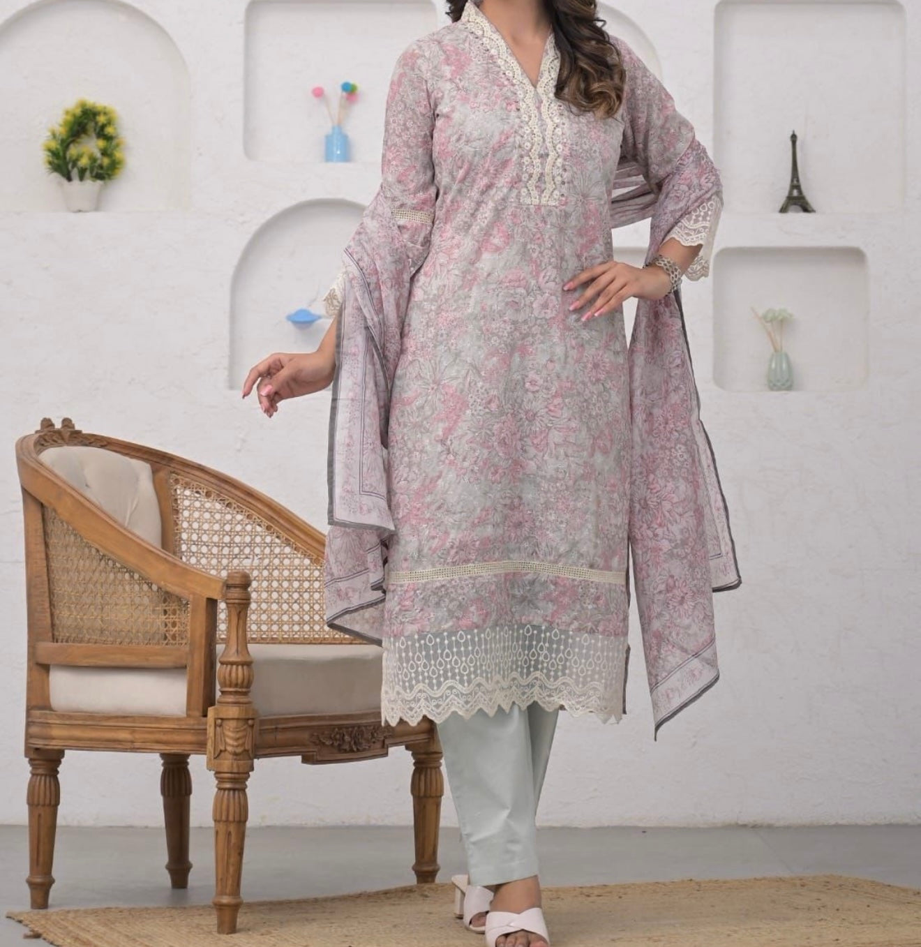 Pure cotton pakistani suit