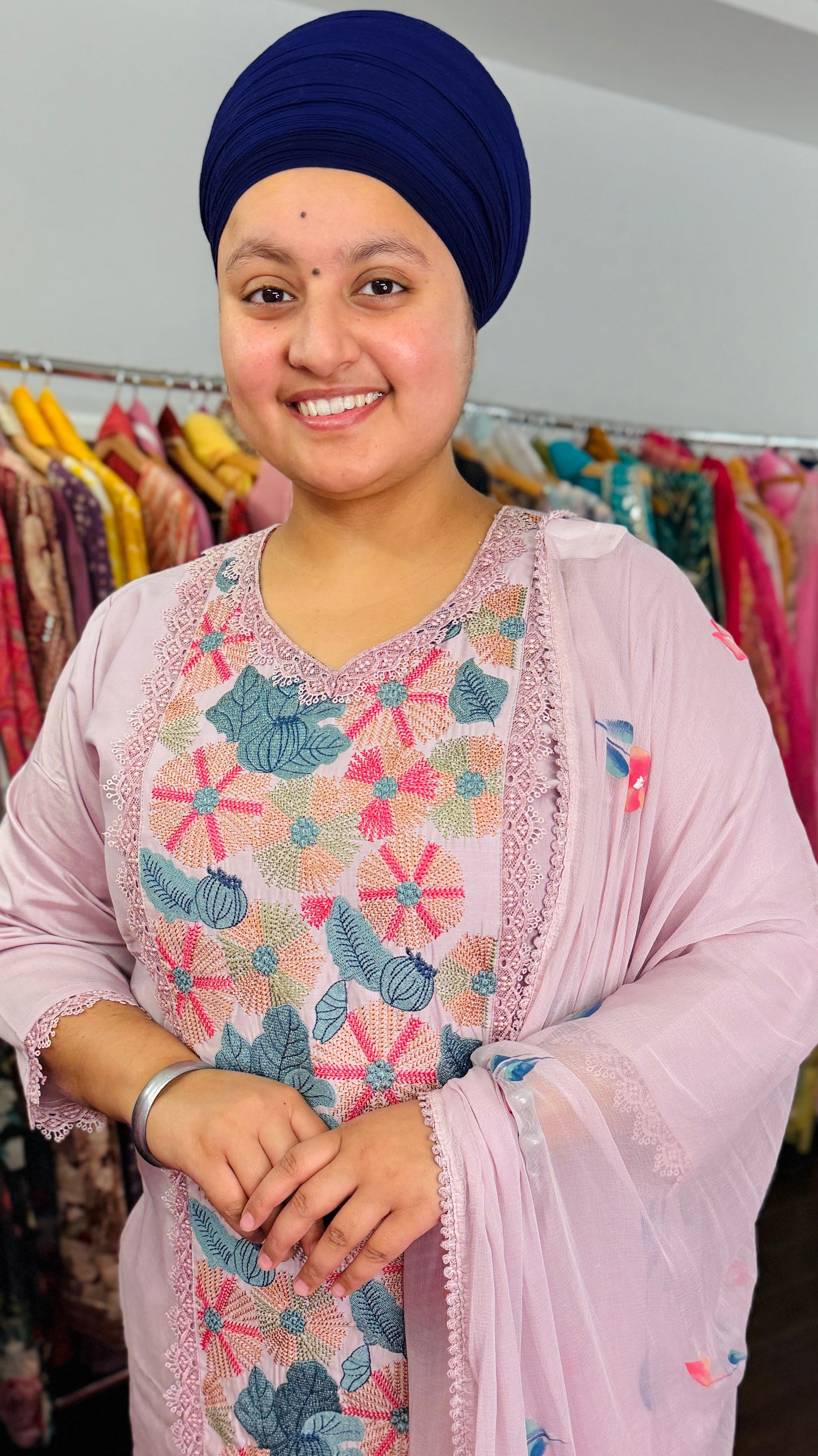 Pakistani thread work suit