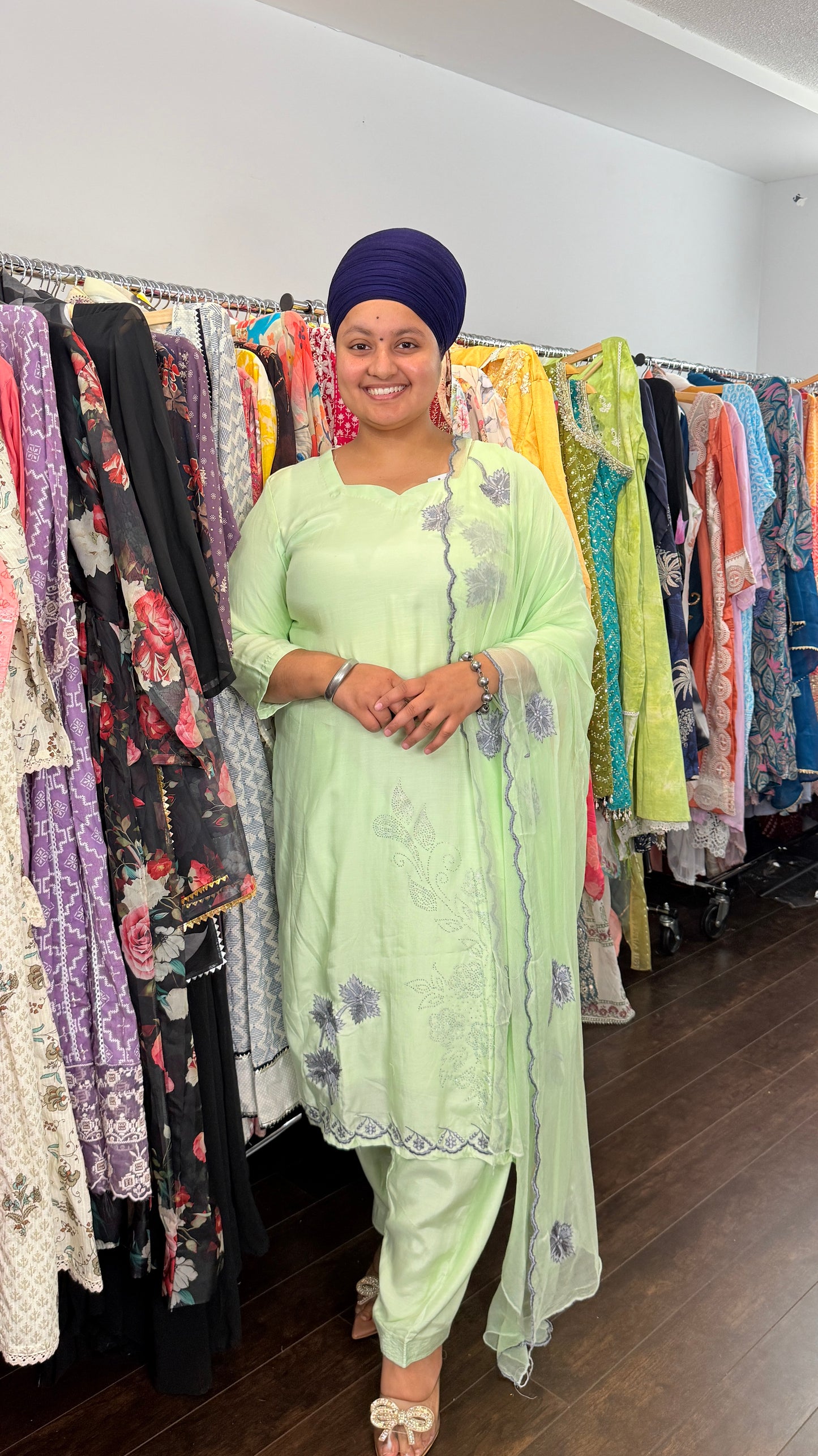 Pure muslin salwar suit