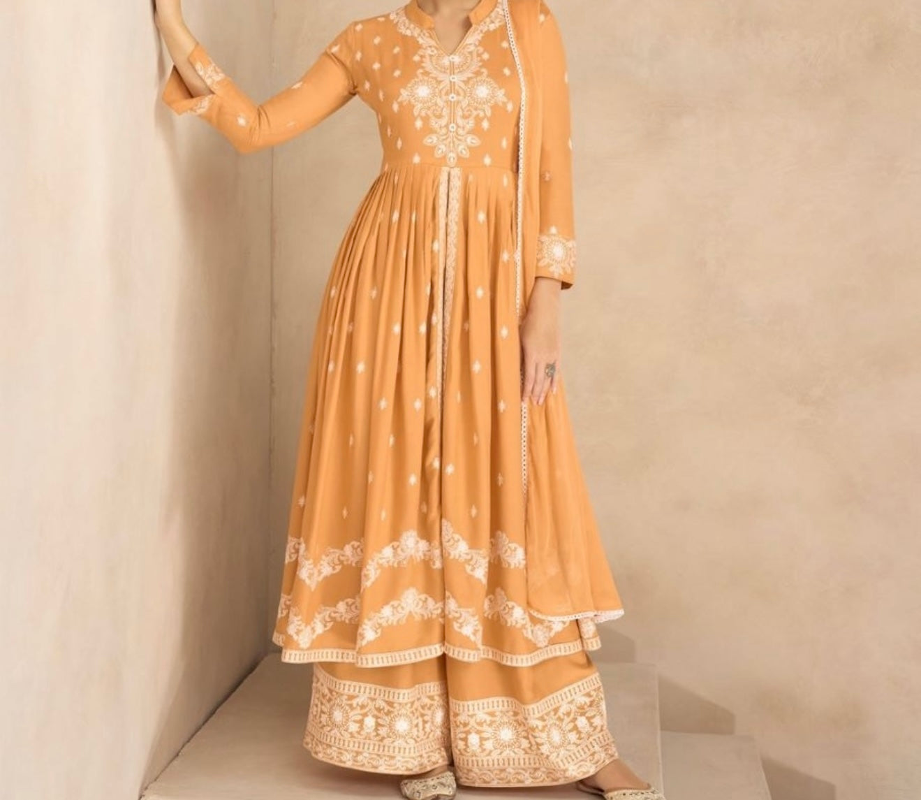 Rayon thread work suit