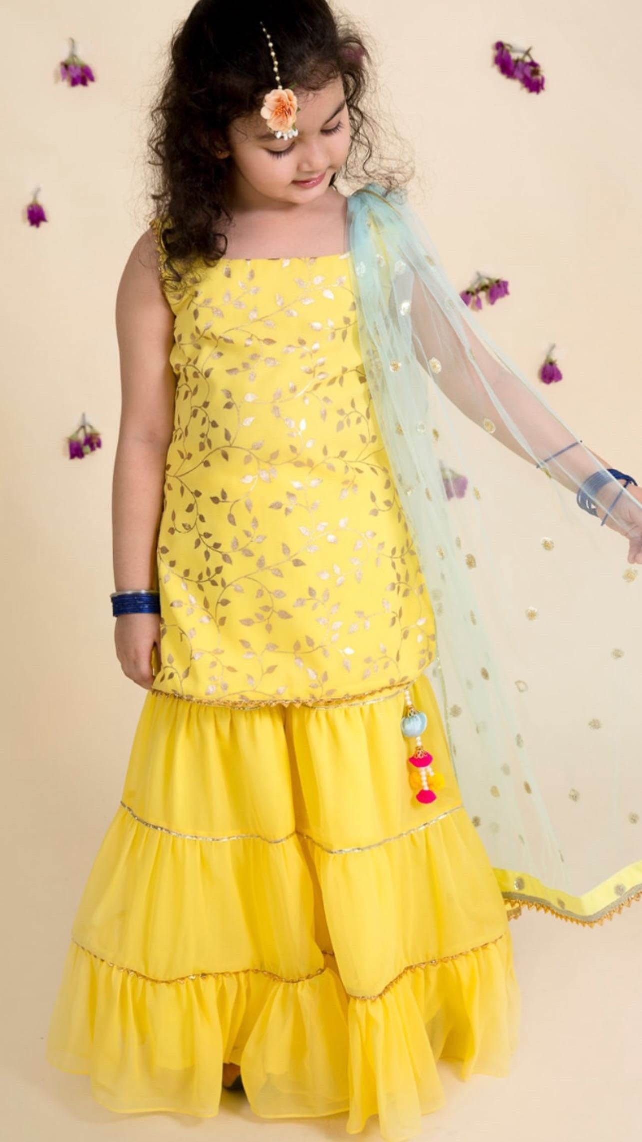 Kids sharara suit