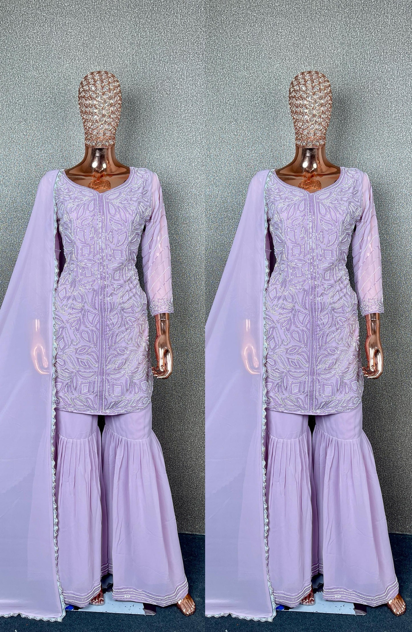 Handwork party wear suir