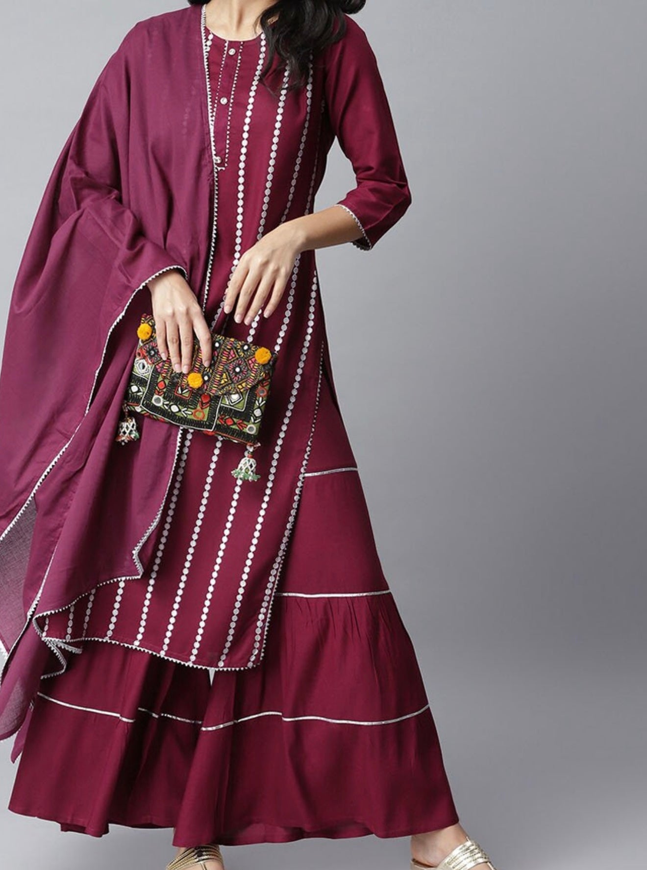 Rayon garara suit