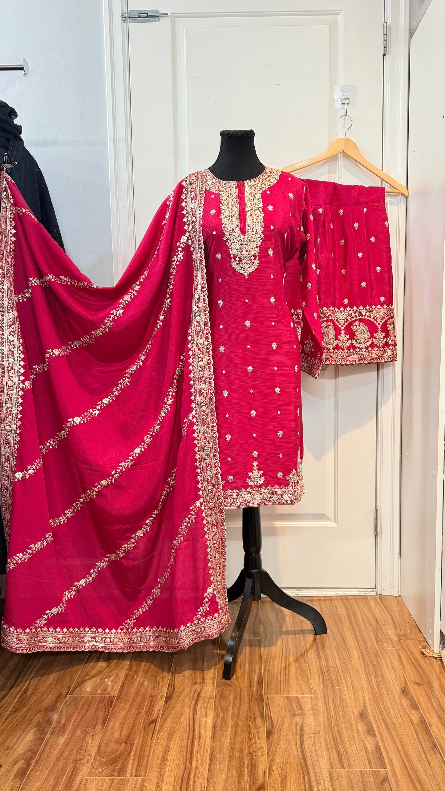 Chinnon embroidered suit