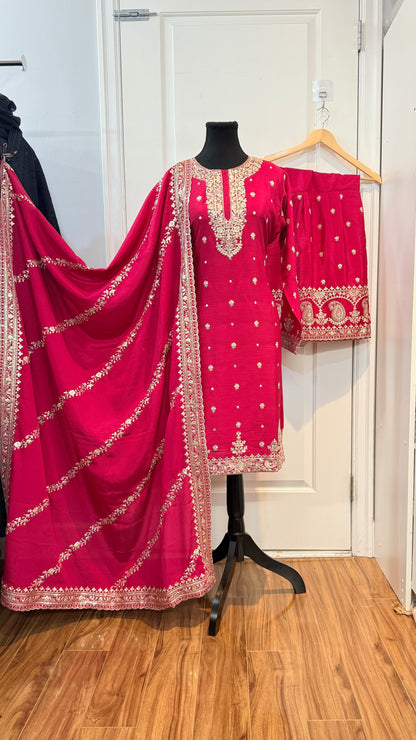Chinnon embroidered suit