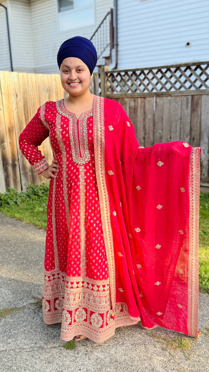 Karva chauth special anarkali