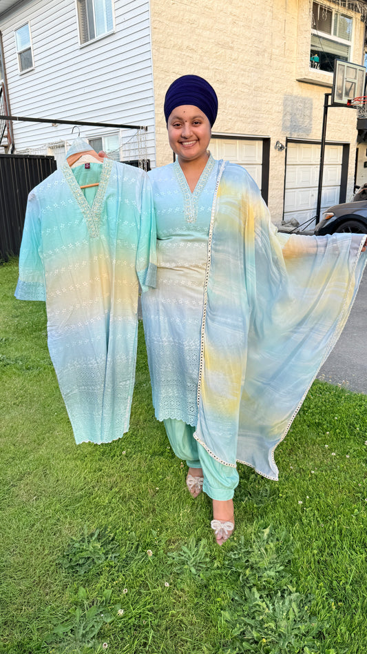 Pure cotton suit