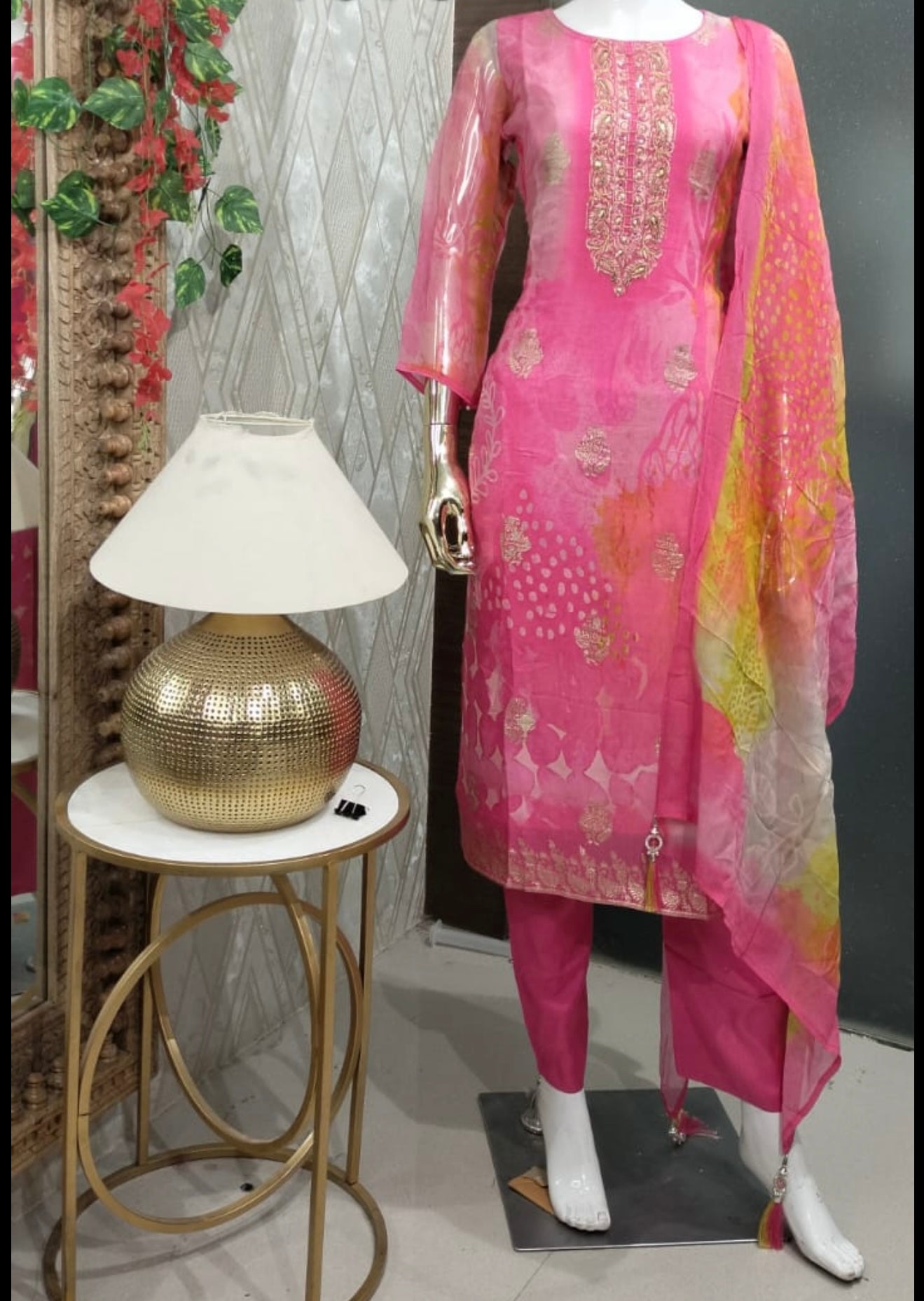 Pure organza suit