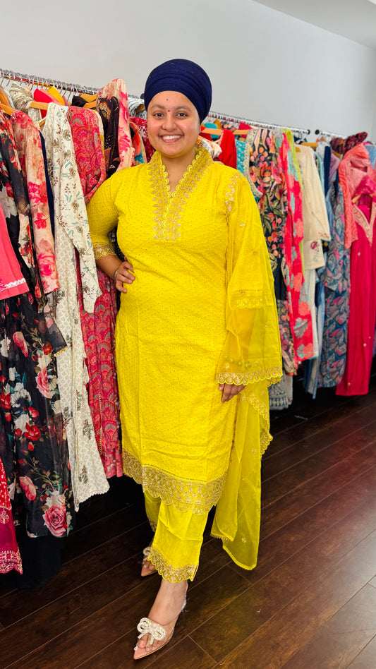 Pure cotton suit