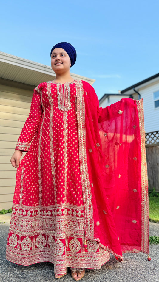 Karva chauth special anarkali