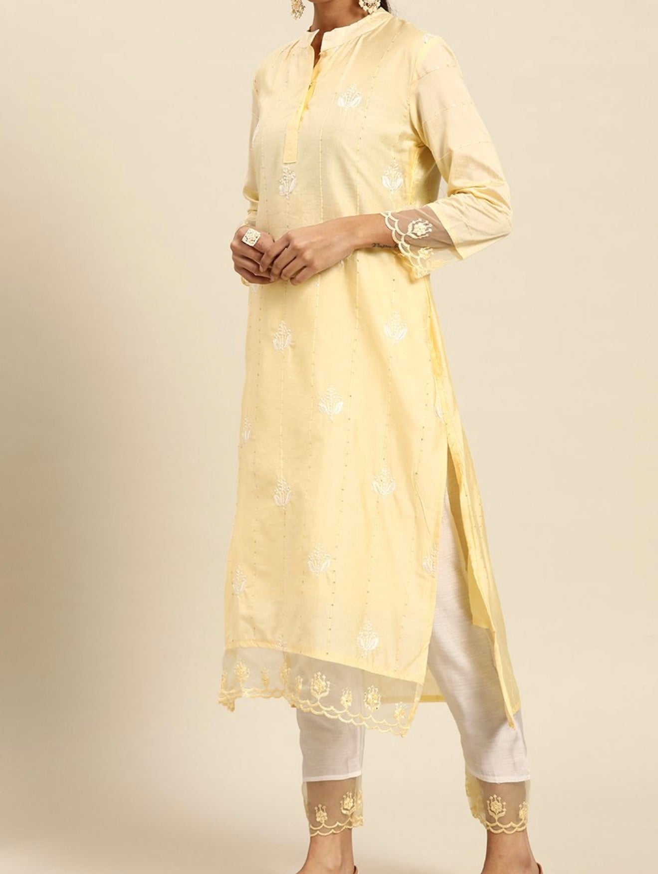Embroidered suit
