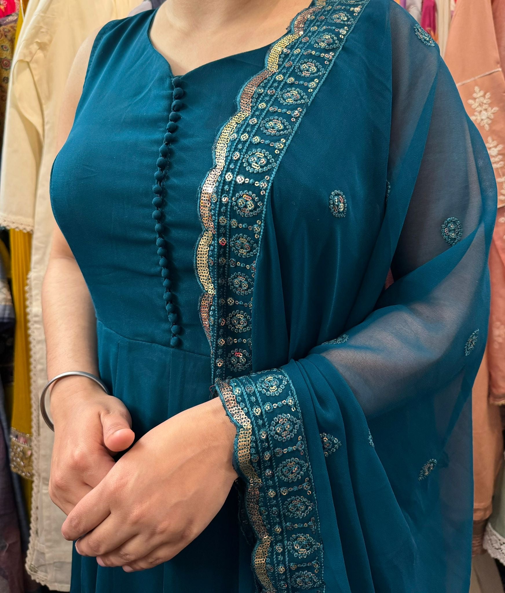 Georgette anarkali