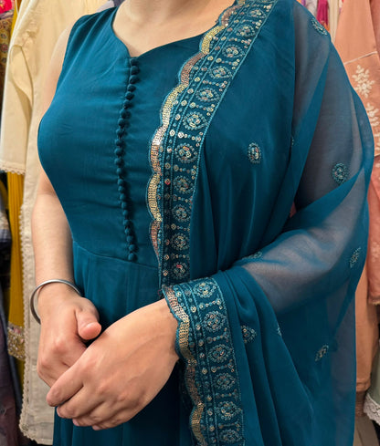 Georgette anarkali