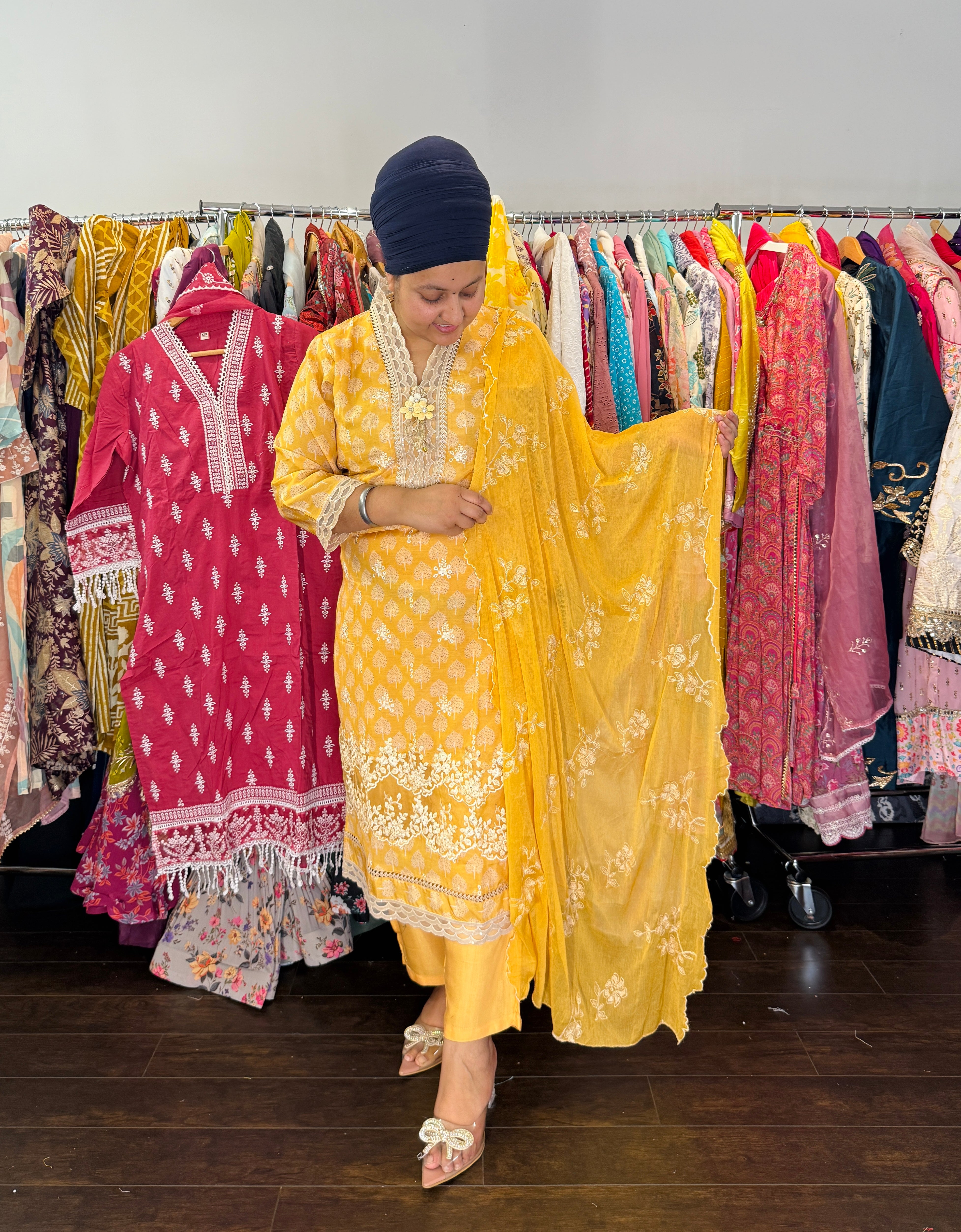 Muslin pant suit