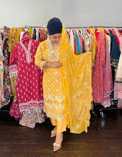 Muslin pant suit