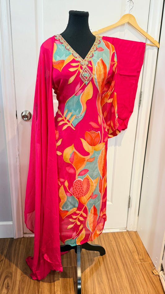 Pure chinnon suit
