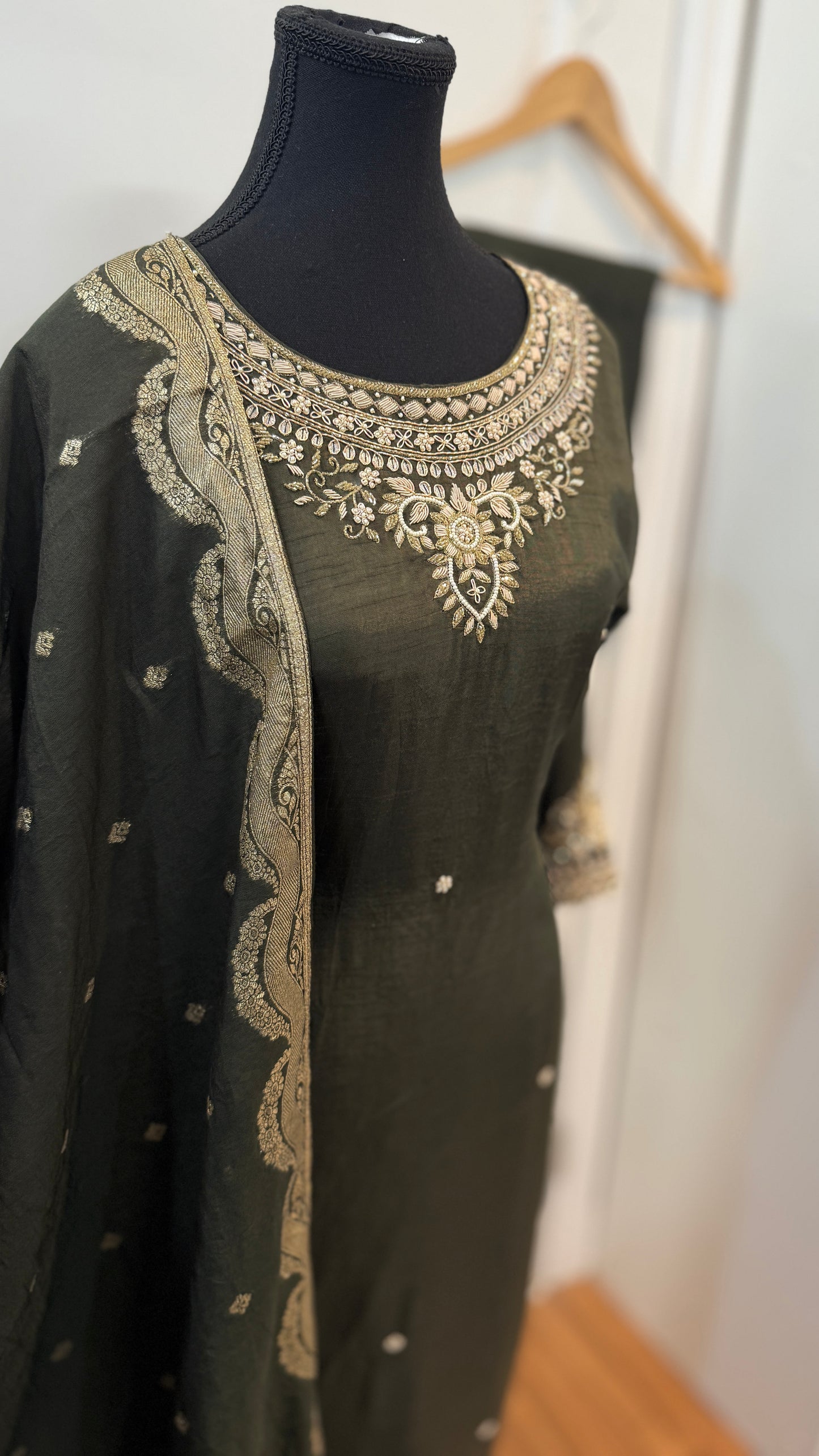 Silk elegant suit