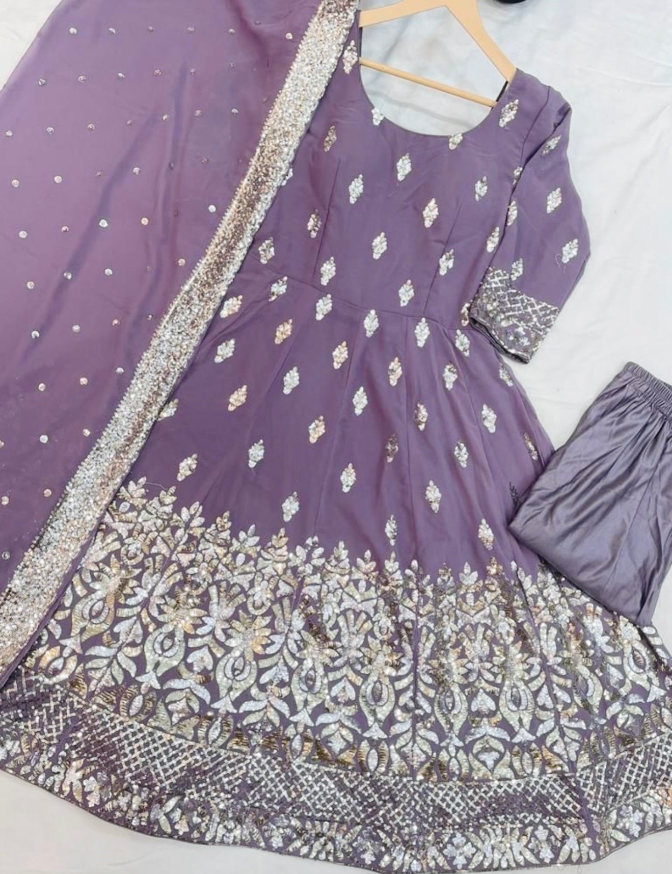 Party wear anarkali suit