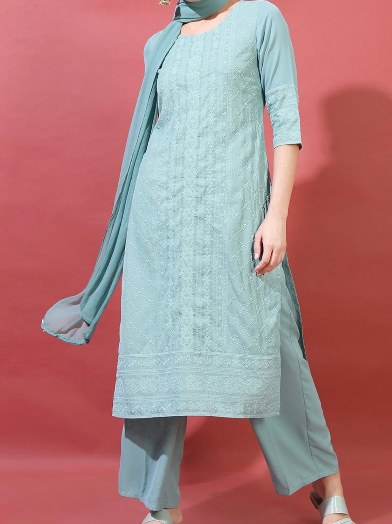 Georgette suit