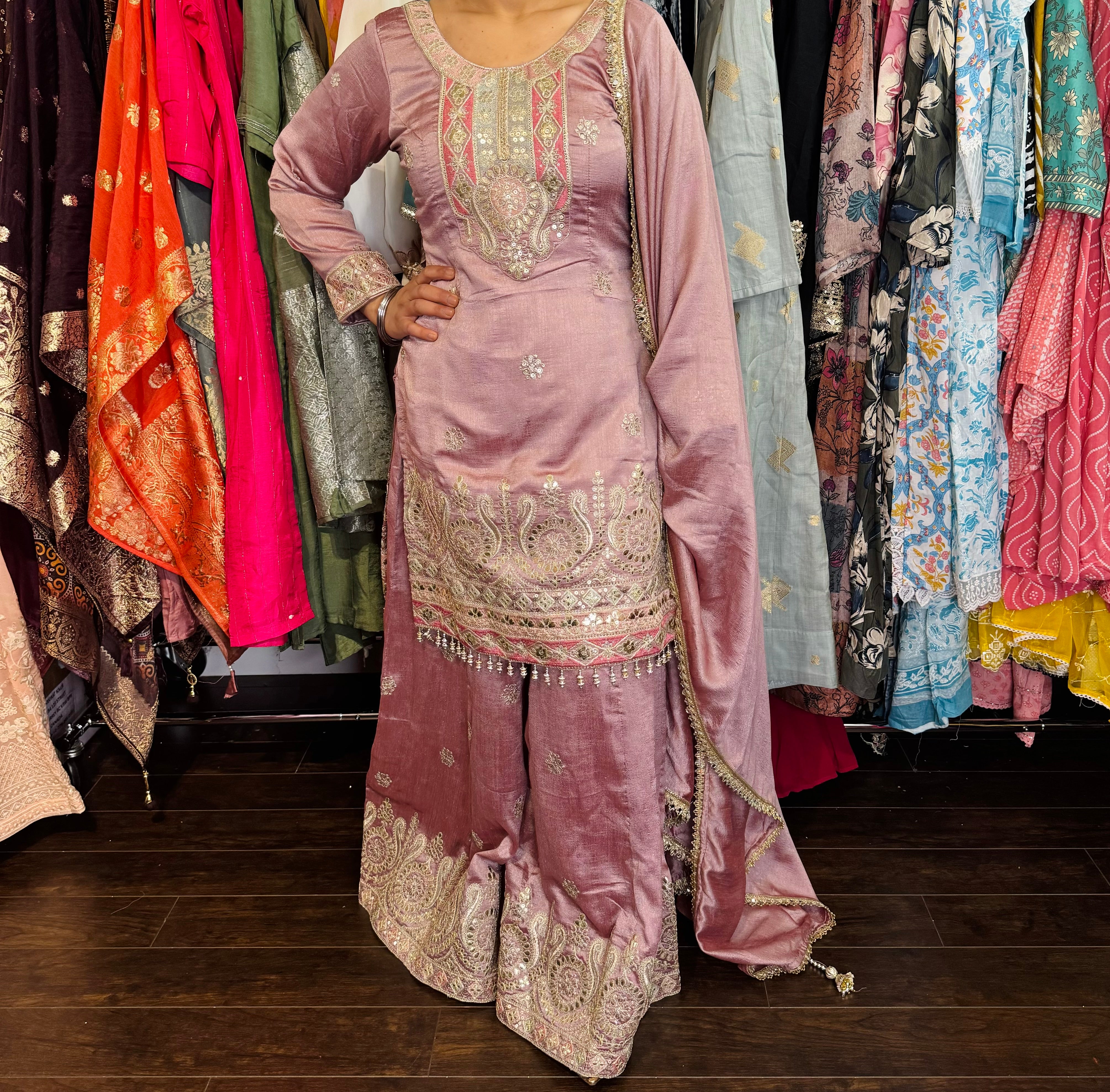 Party wear sharara suit