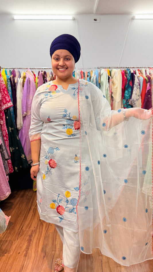 $45 silk suit