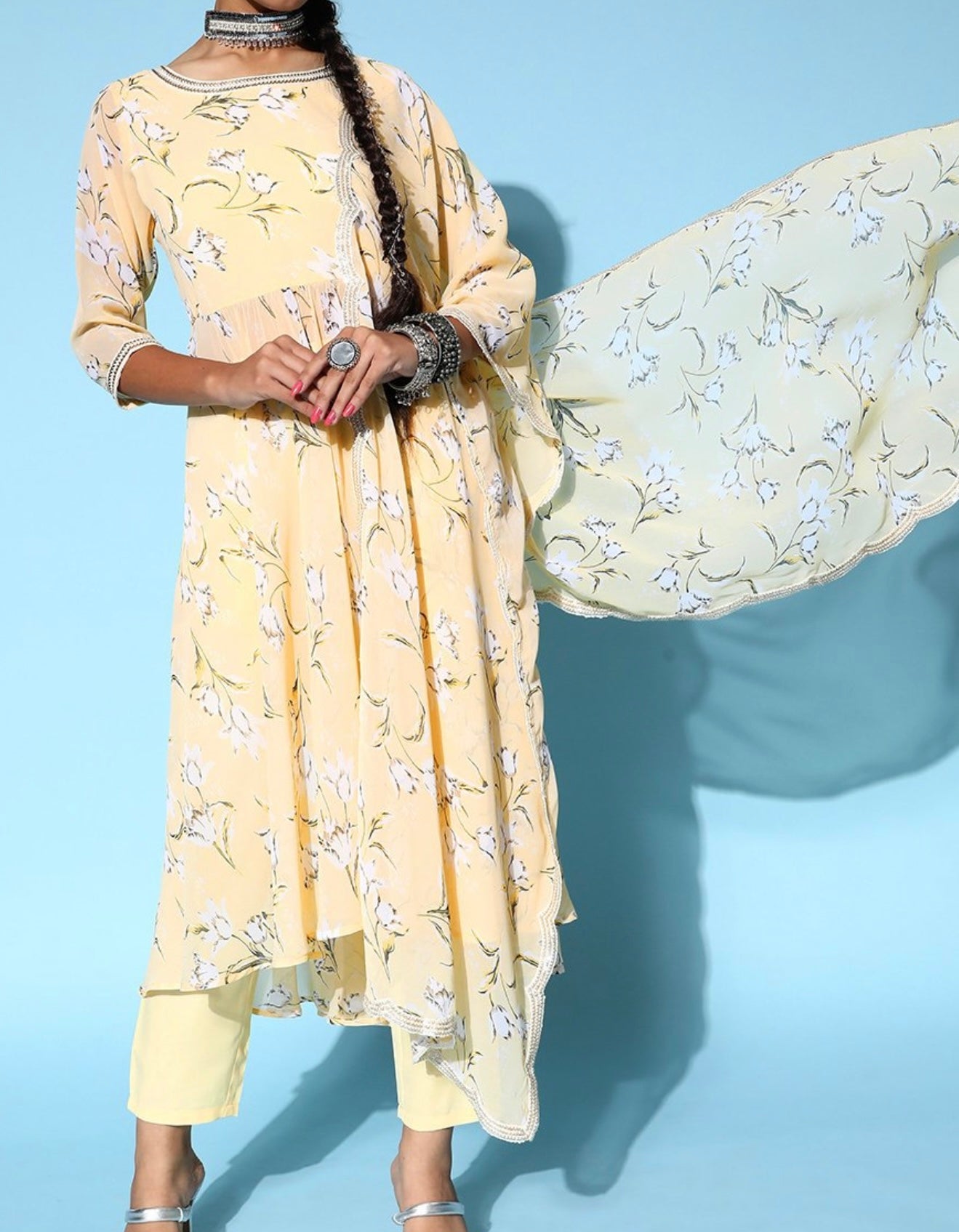 Georgette suit