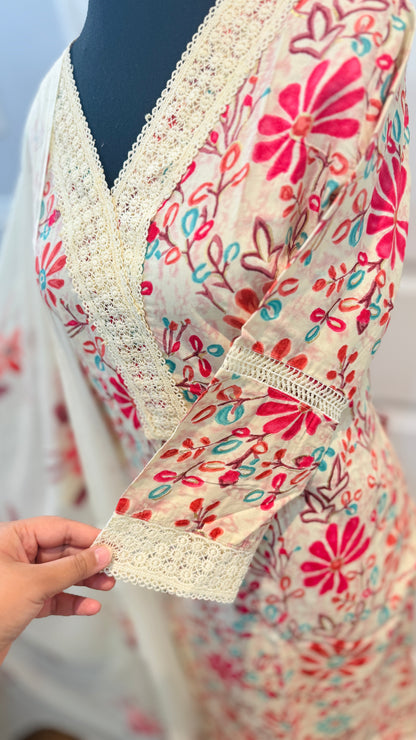 Rayon cotton suit