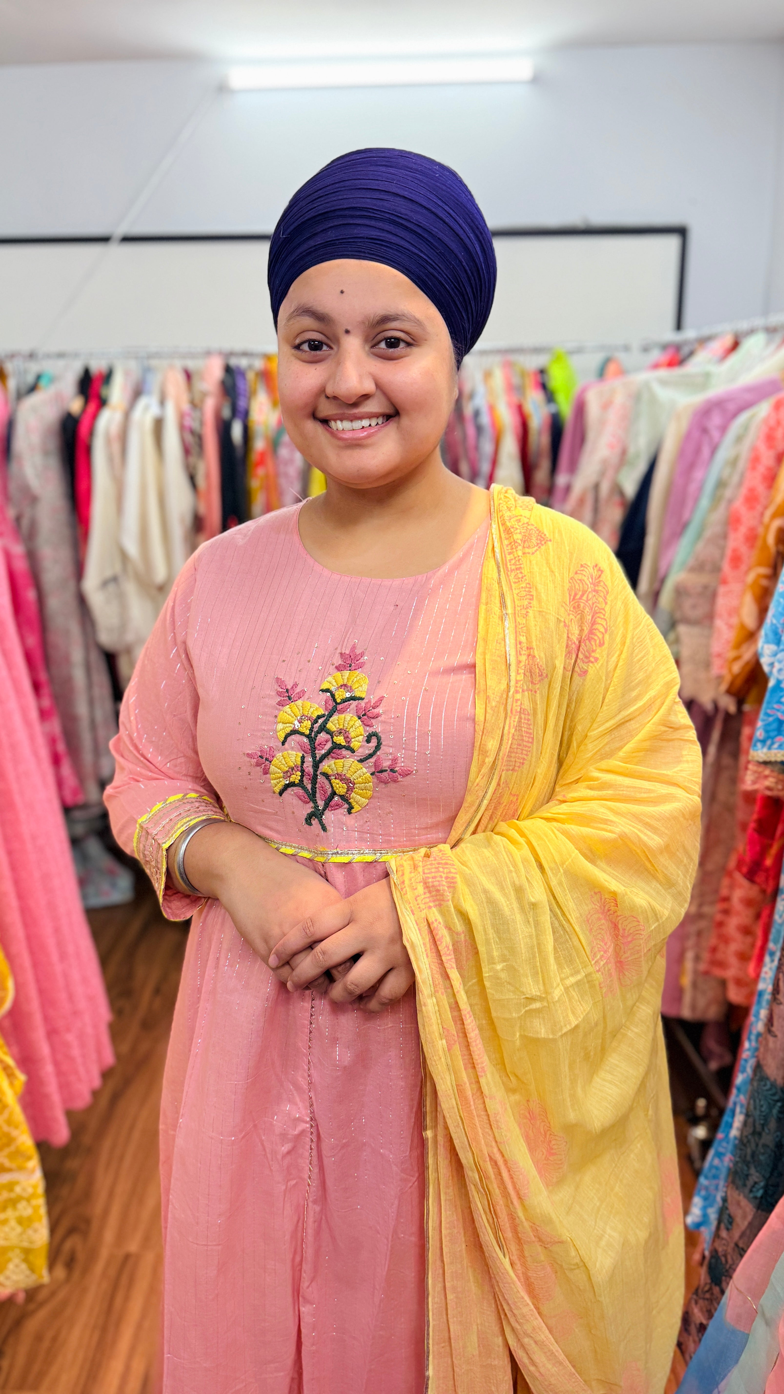 Pure cotton anarkali
