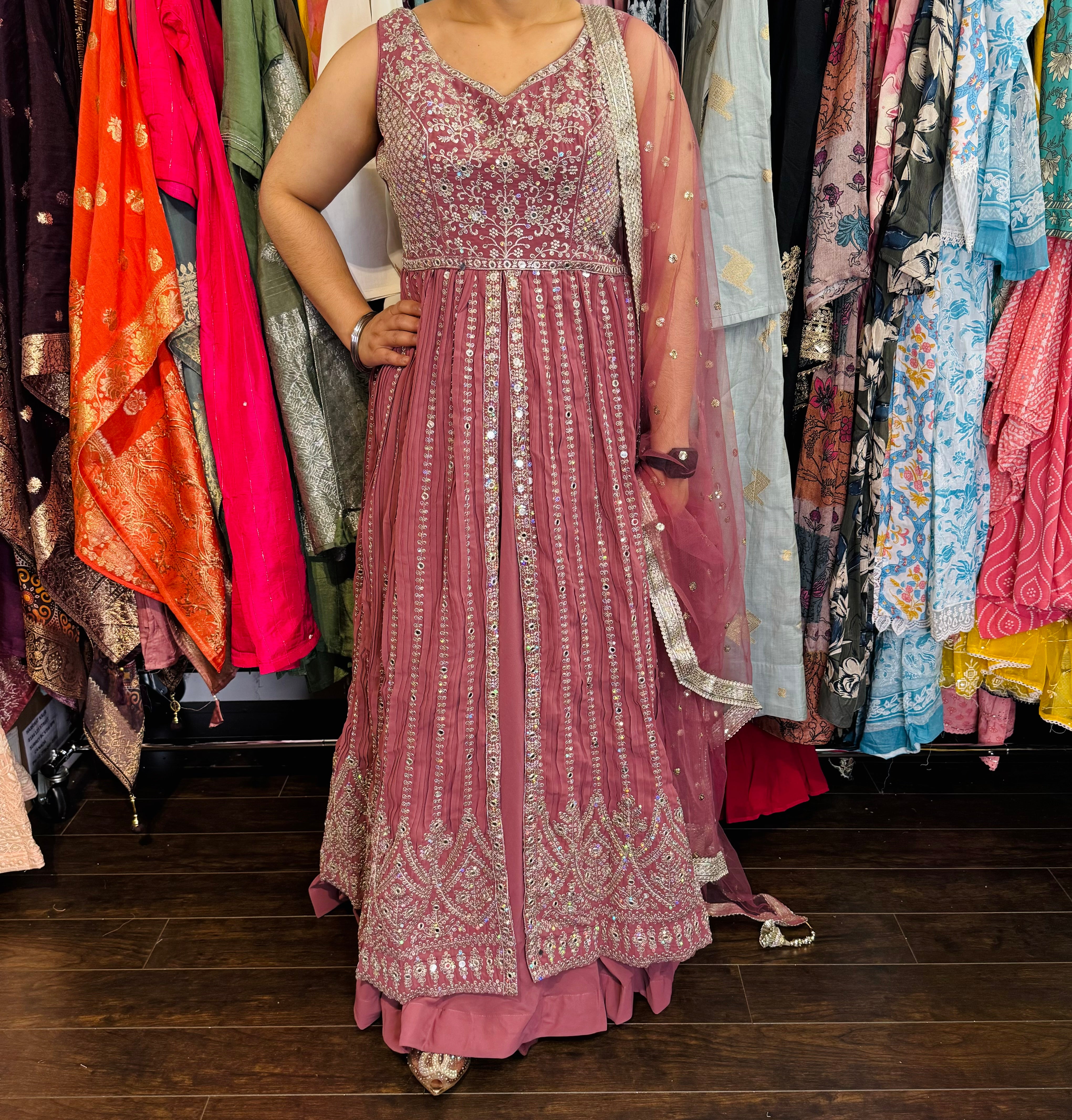 Party wear frock suit