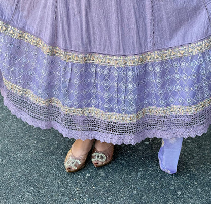 Pure cotton anarkali suit